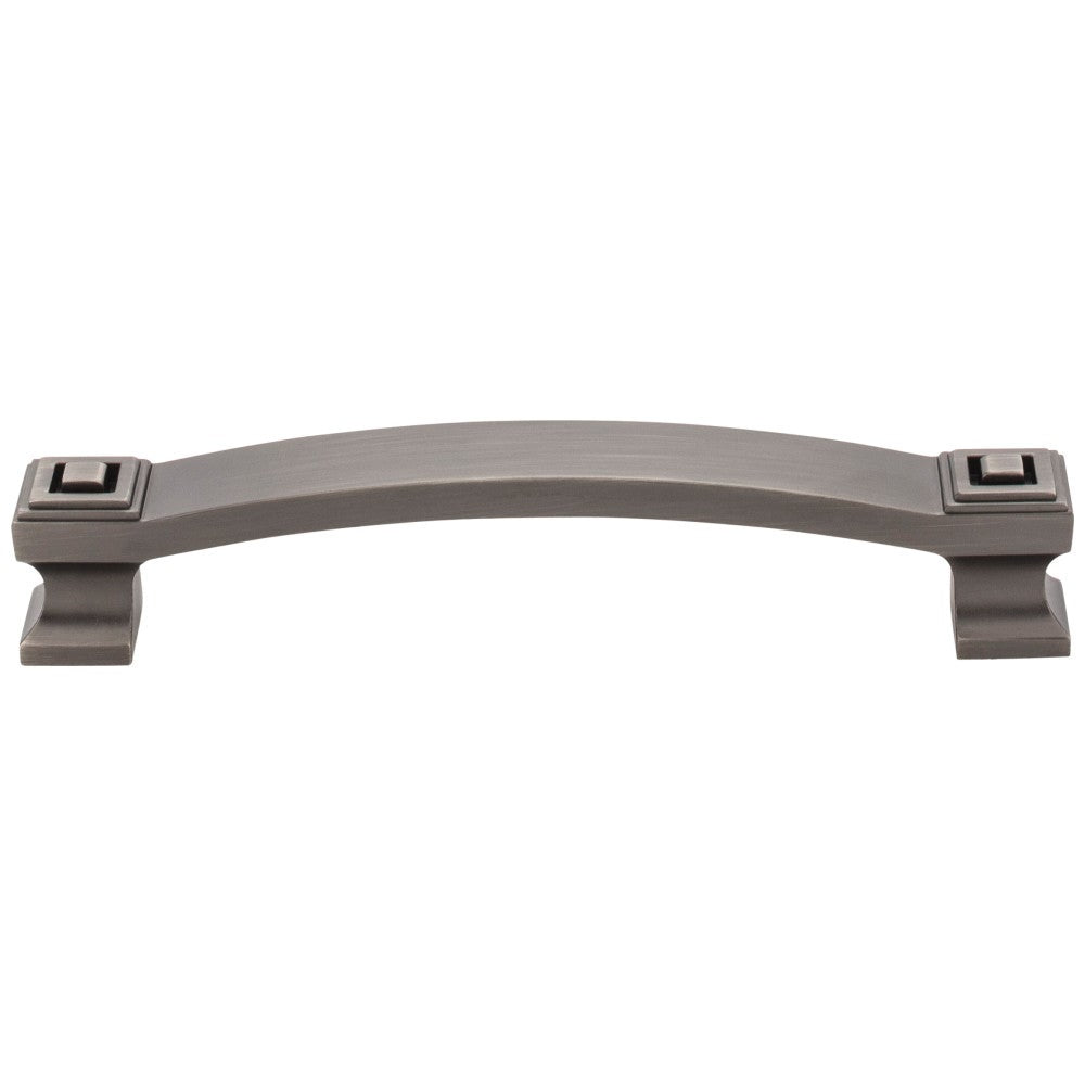 Hardware Resources 96 mm Center-to-Center Satin Nickel Square Delmar Cabinet Pull