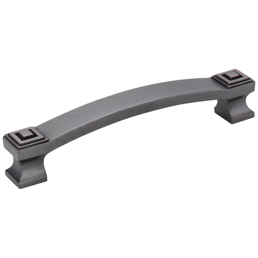 Hardware Resources 96 mm Center-to-Center Satin Nickel Square Delmar Cabinet Pull