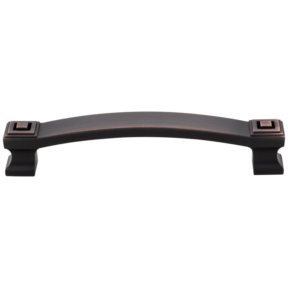 Hardware Resources 96 mm Center-to-Center Satin Nickel Square Delmar Cabinet Pull