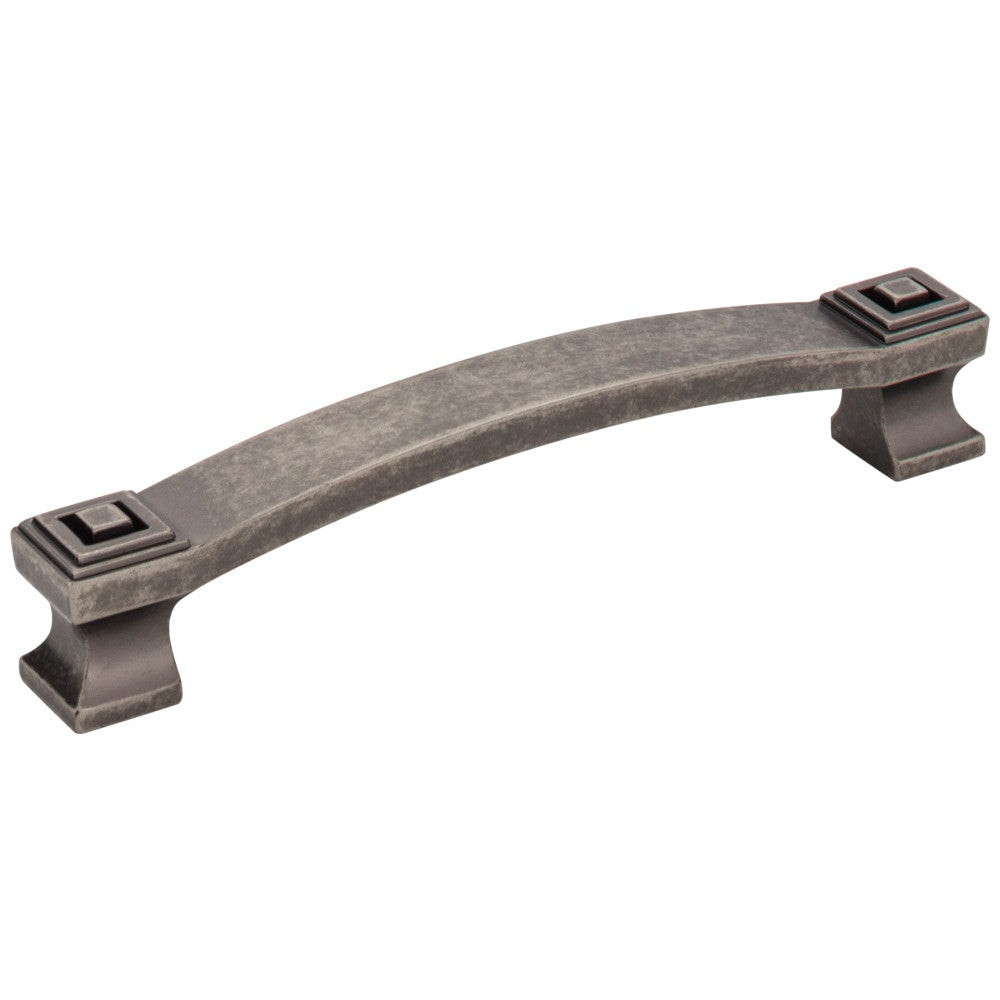 Hardware Resources 96 mm Center-to-Center Satin Nickel Square Delmar Cabinet Pull