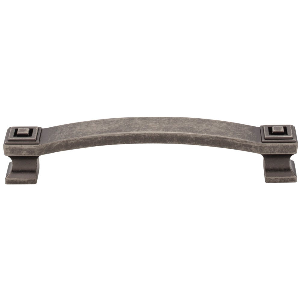 Hardware Resources 96 mm Center-to-Center Satin Nickel Square Delmar Cabinet Pull