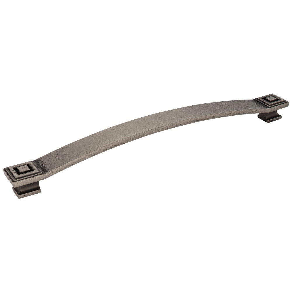 Hardware Resources 96 mm Center-to-Center Satin Nickel Square Delmar Cabinet Pull
