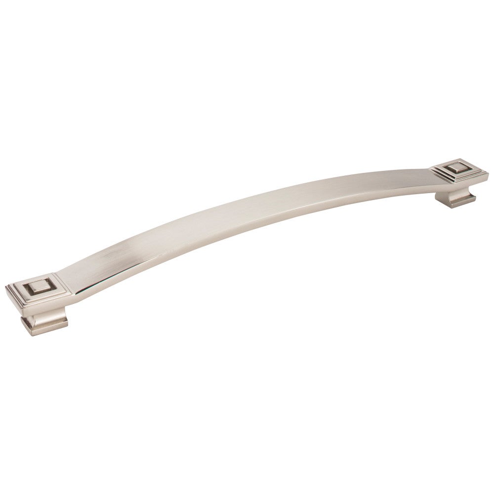 Hardware Resources 96 mm Center-to-Center Satin Nickel Square Delmar Cabinet Pull