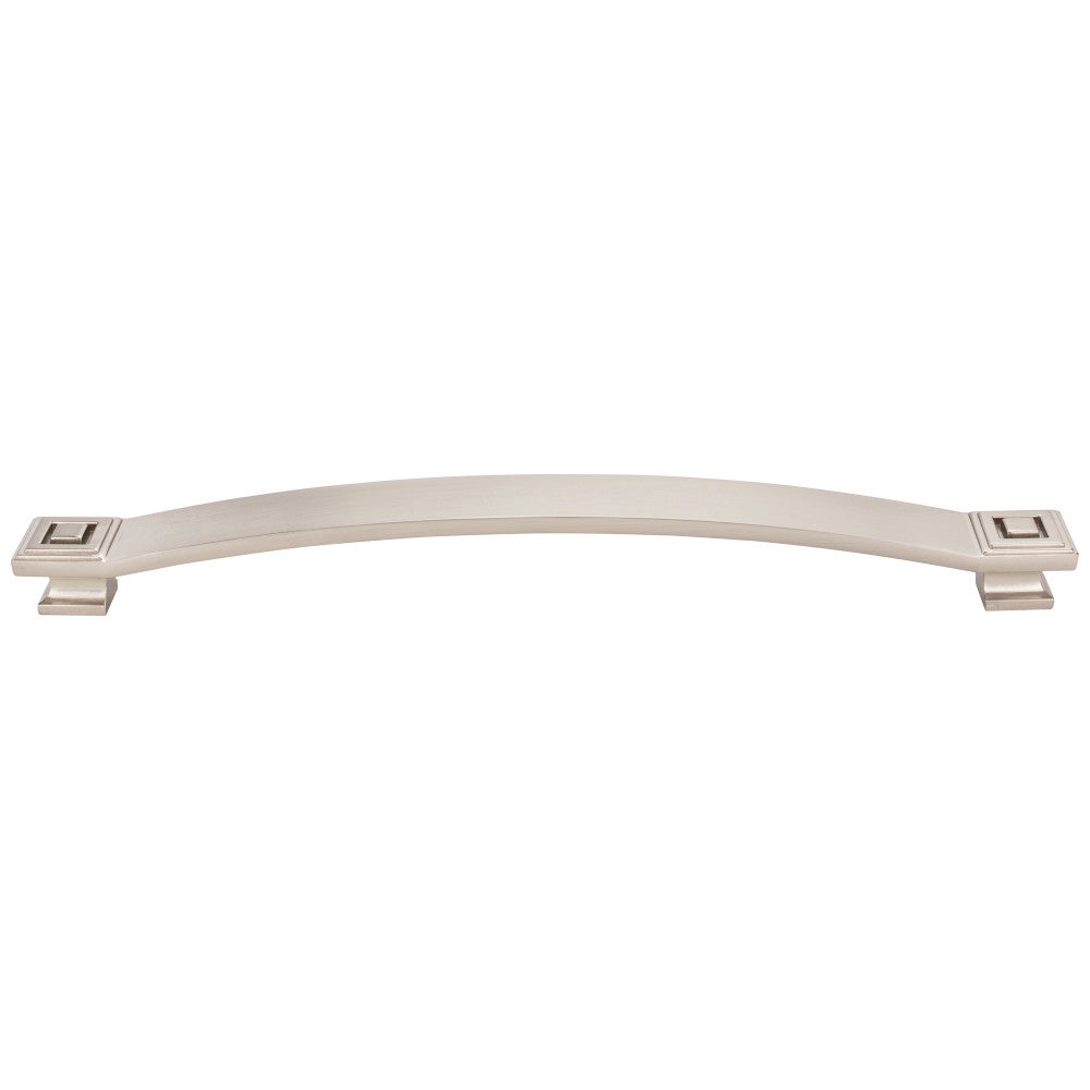 Hardware Resources 96 mm Center-to-Center Satin Nickel Square Delmar Cabinet Pull