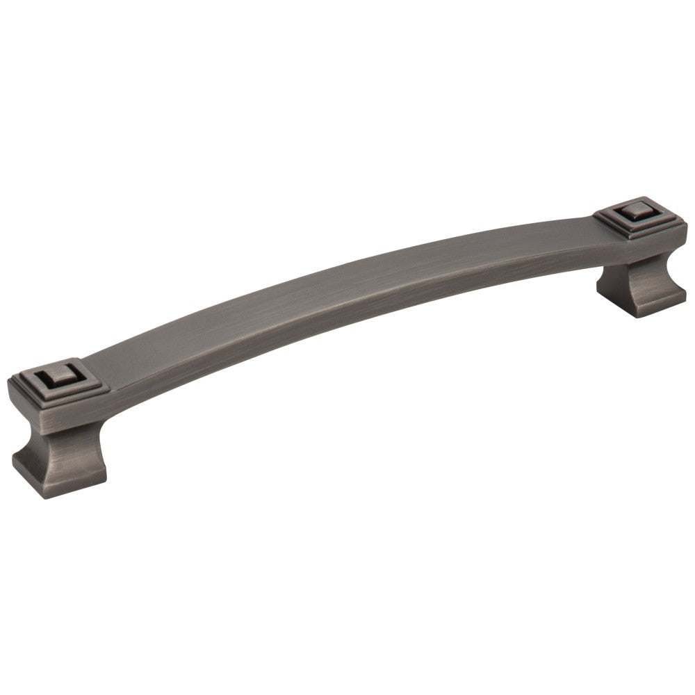 Hardware Resources 96 mm Center-to-Center Satin Nickel Square Delmar Cabinet Pull