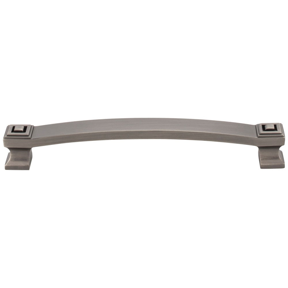 Hardware Resources 96 mm Center-to-Center Satin Nickel Square Delmar Cabinet Pull