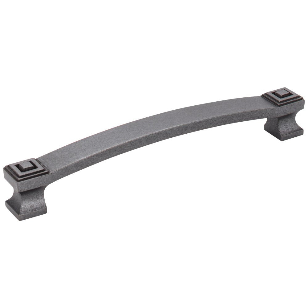 Hardware Resources 96 mm Center-to-Center Satin Nickel Square Delmar Cabinet Pull