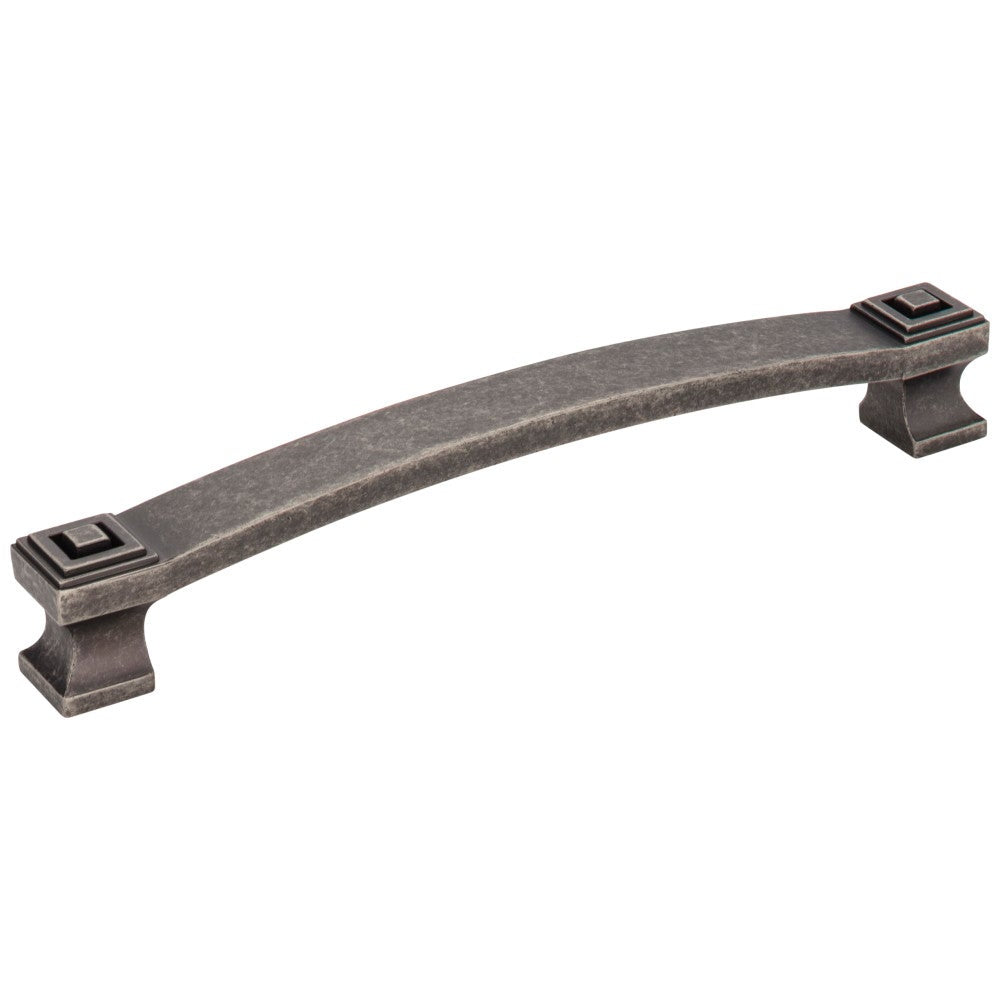 Hardware Resources 96 mm Center-to-Center Satin Nickel Square Delmar Cabinet Pull
