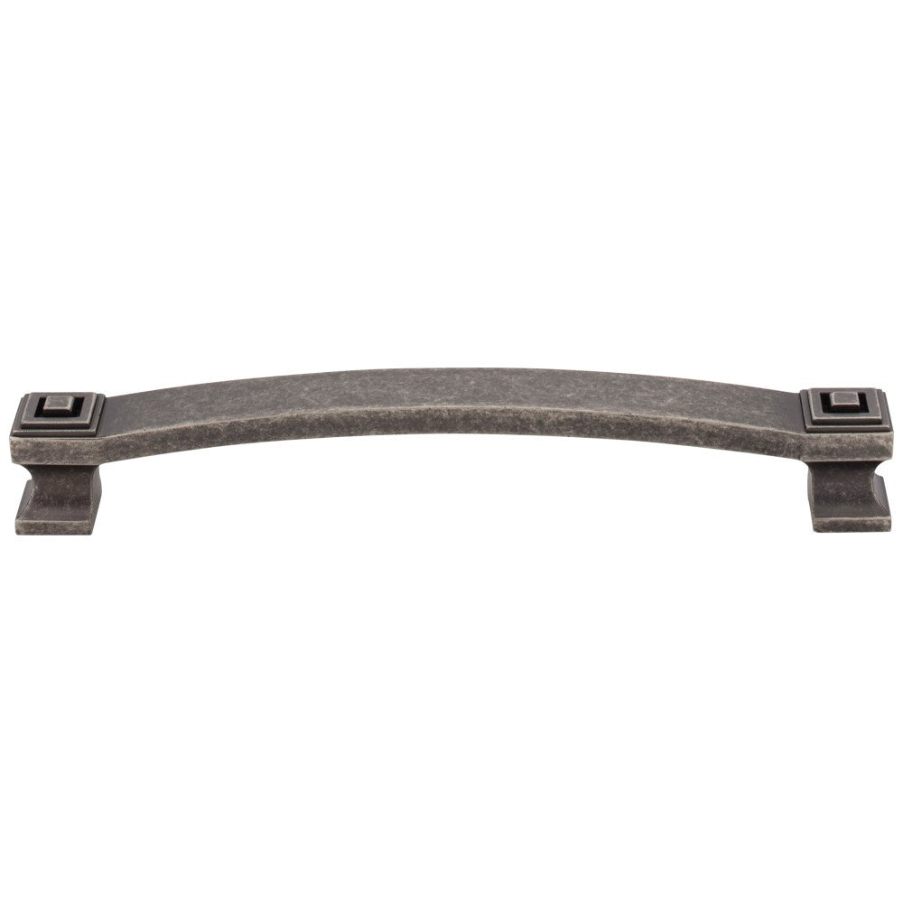 Hardware Resources 96 mm Center-to-Center Satin Nickel Square Delmar Cabinet Pull