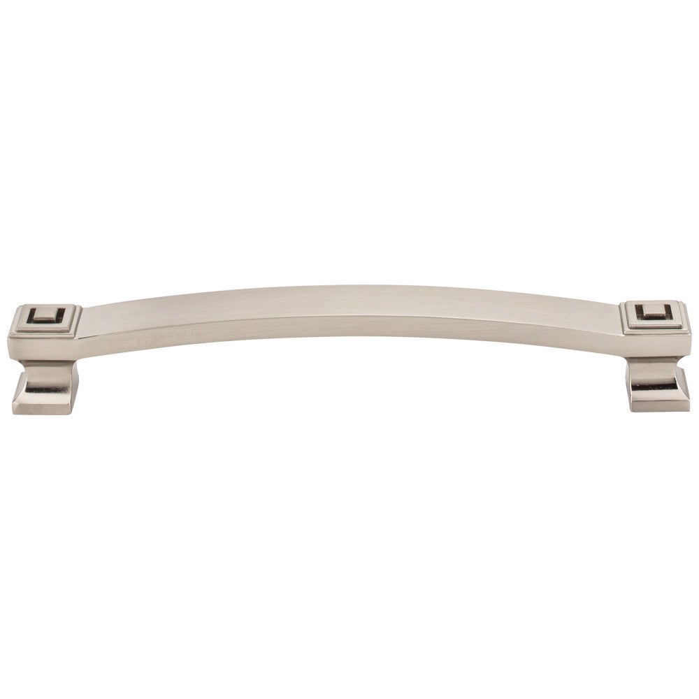Hardware Resources 96 mm Center-to-Center Satin Nickel Square Delmar Cabinet Pull