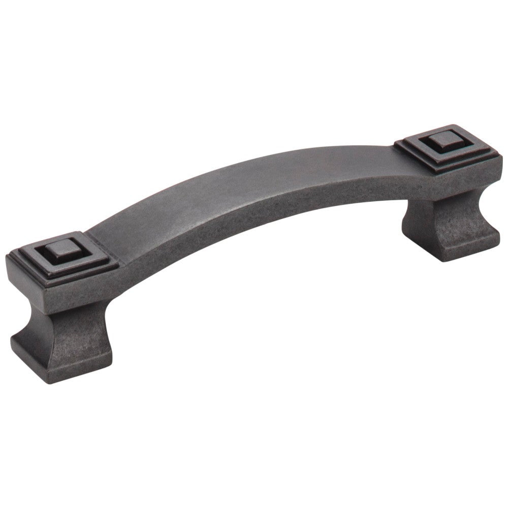 Hardware Resources 96 mm Center-to-Center Satin Nickel Square Delmar Cabinet Pull