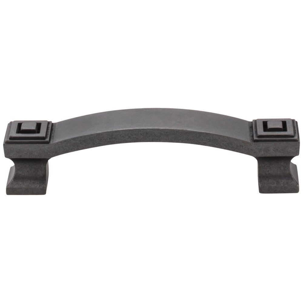 Hardware Resources 96 mm Center-to-Center Satin Nickel Square Delmar Cabinet Pull