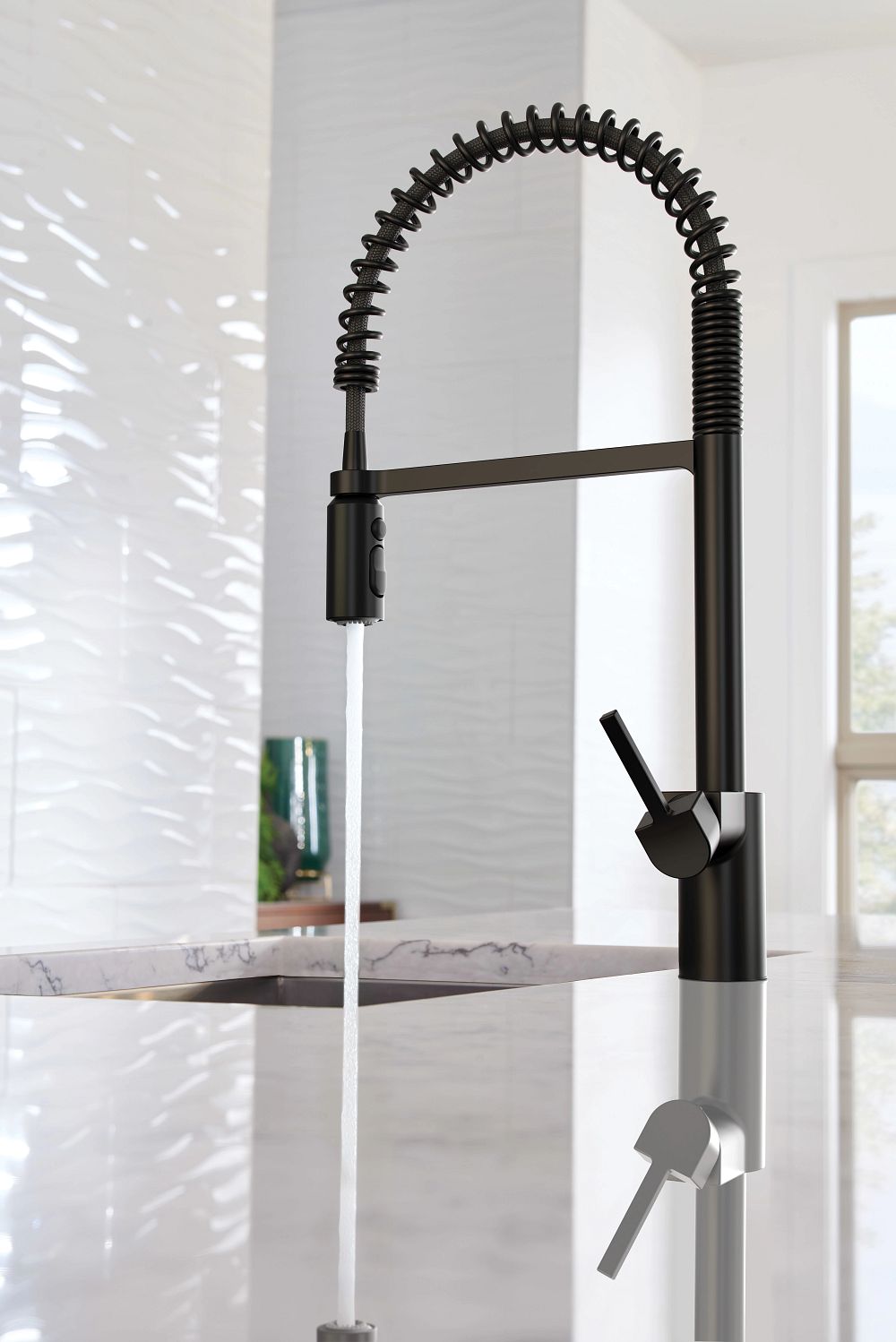 Align One-Handle Pre-Rinse Spring Pulldown Kitchen Faucet