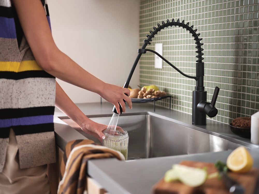 Genta LX One-Handle Pre-Rinse Spring Pulldown Kitchen Faucet