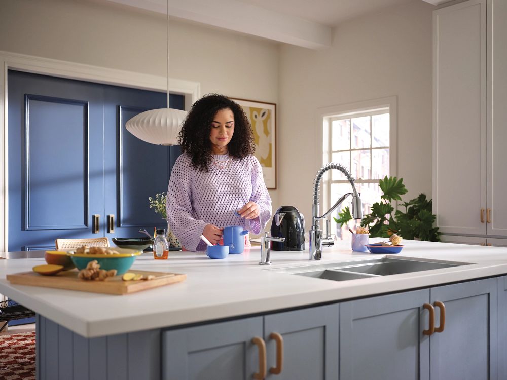 Genta LX One-Handle Pre-Rinse Spring Pulldown Kitchen Faucet