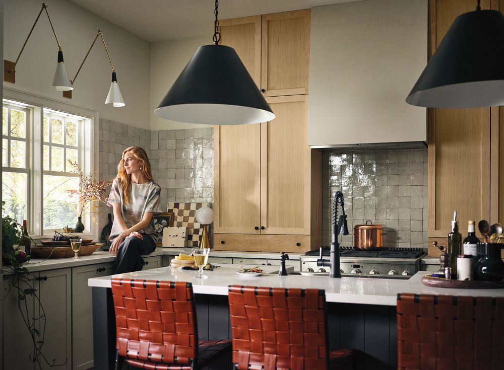 Belfield One-Handle Pre-Rinse Spring Pulldown Kitchen Faucet