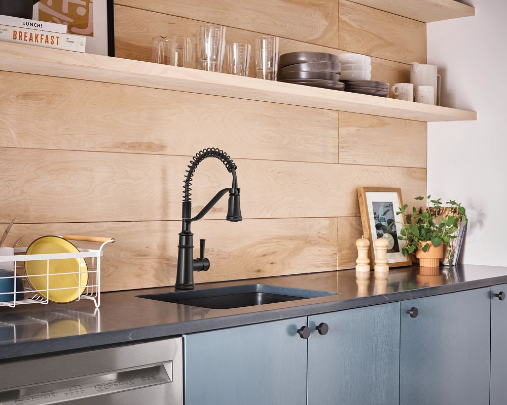 Belfield One-Handle Pre-Rinse Spring Pulldown Kitchen Faucet