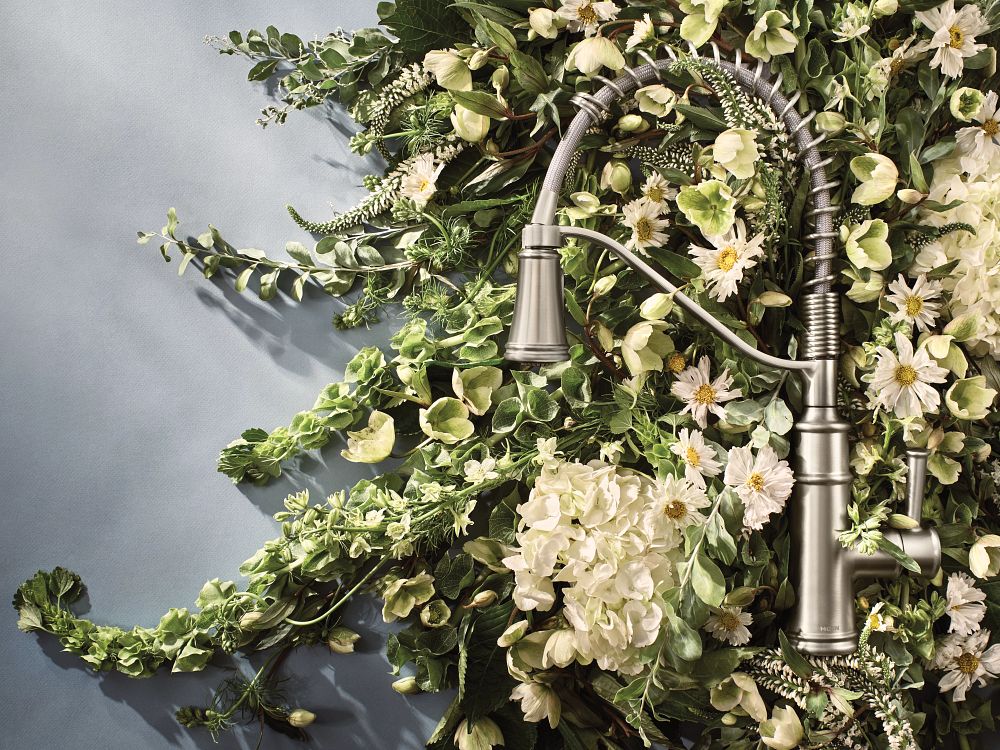 Belfield One-Handle Pre-Rinse Spring Pulldown Kitchen Faucet