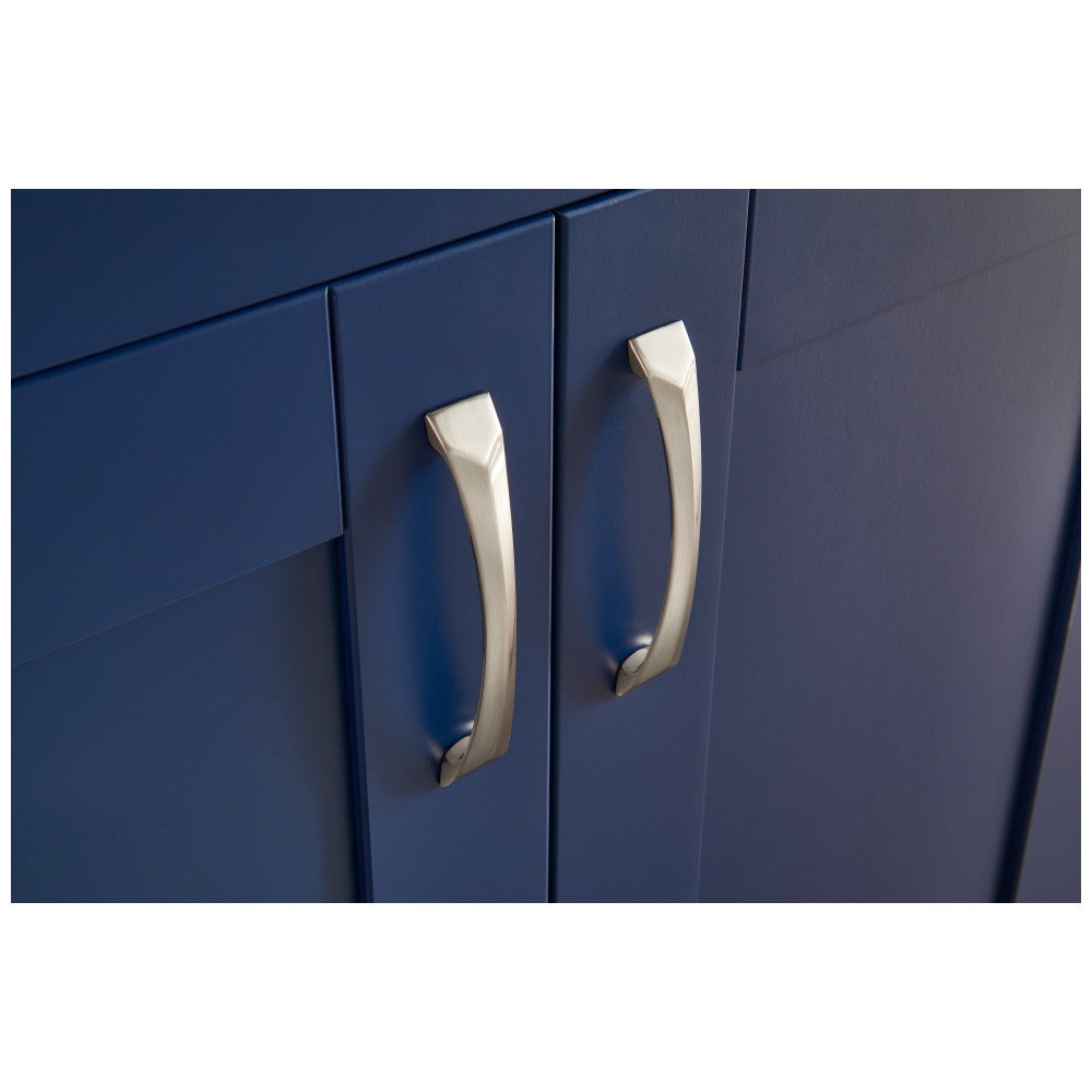 Hardware Resources 96 mm Center-to-Center Satin Nickel Pyramid Cairo Cabinet Pull