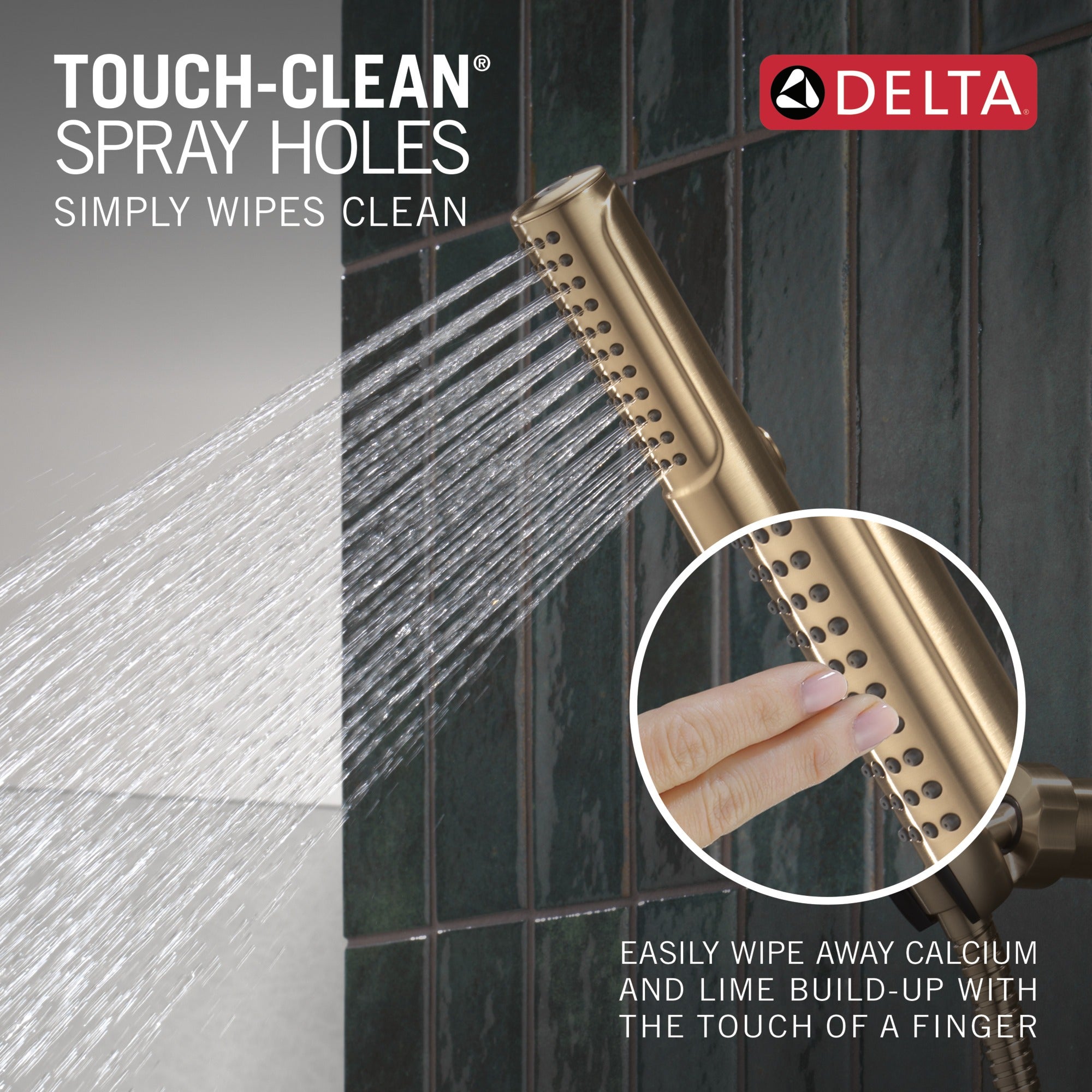 Delta Universal Showering Components 2-Setting Hand Shower with ProClean™ Spray