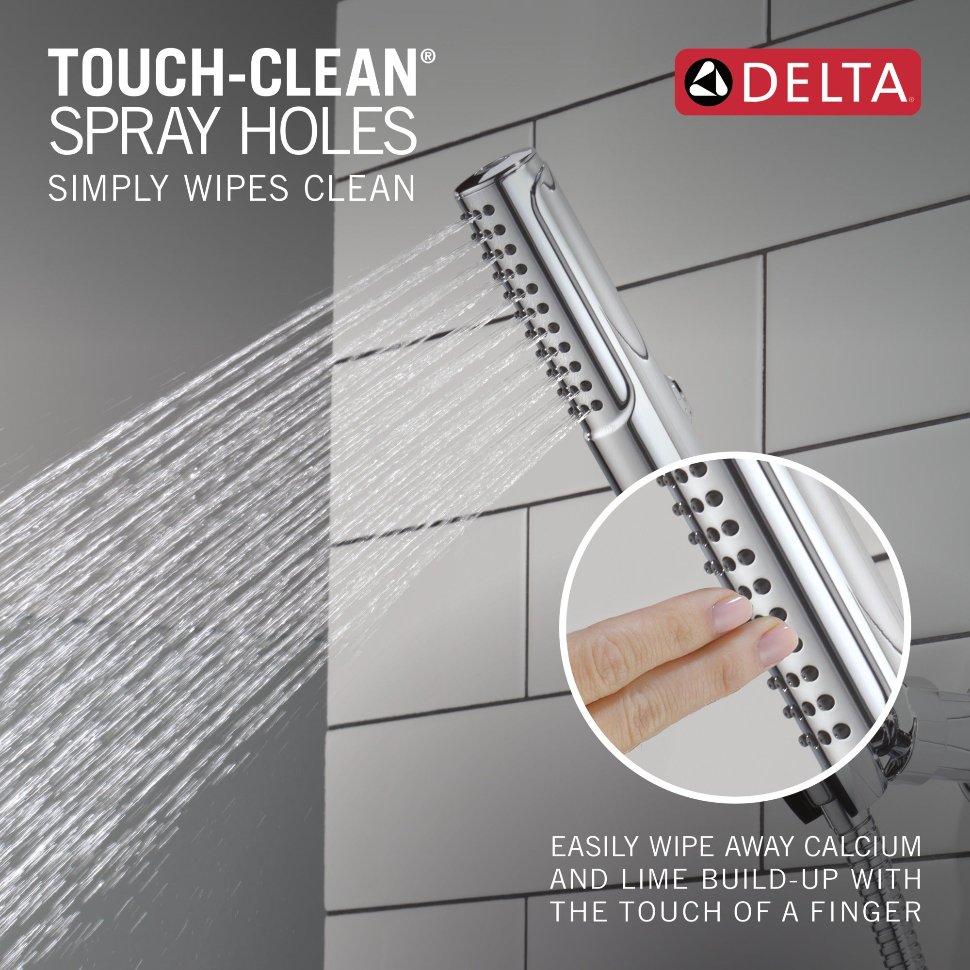Delta Universal Showering Components 2-Setting Hand Shower with ProClean™ Spray