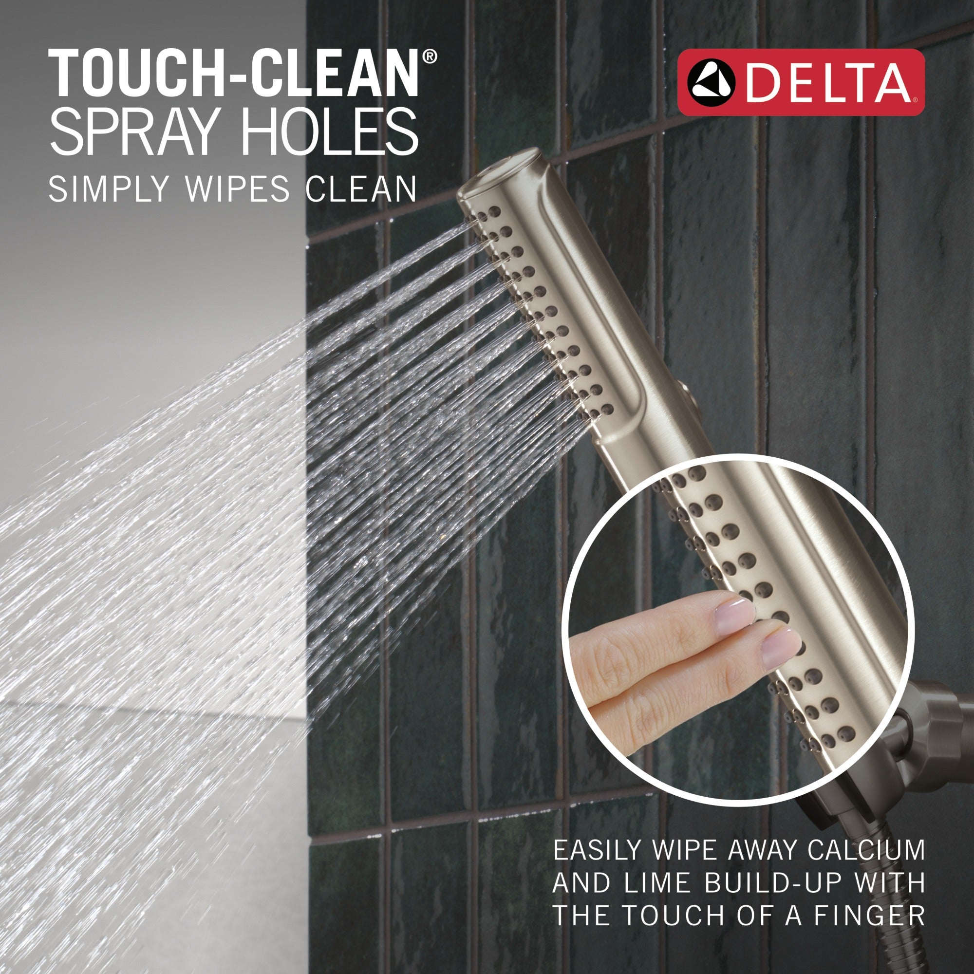 Delta Universal Showering Components 2-Setting Hand Shower with ProClean™ Spray