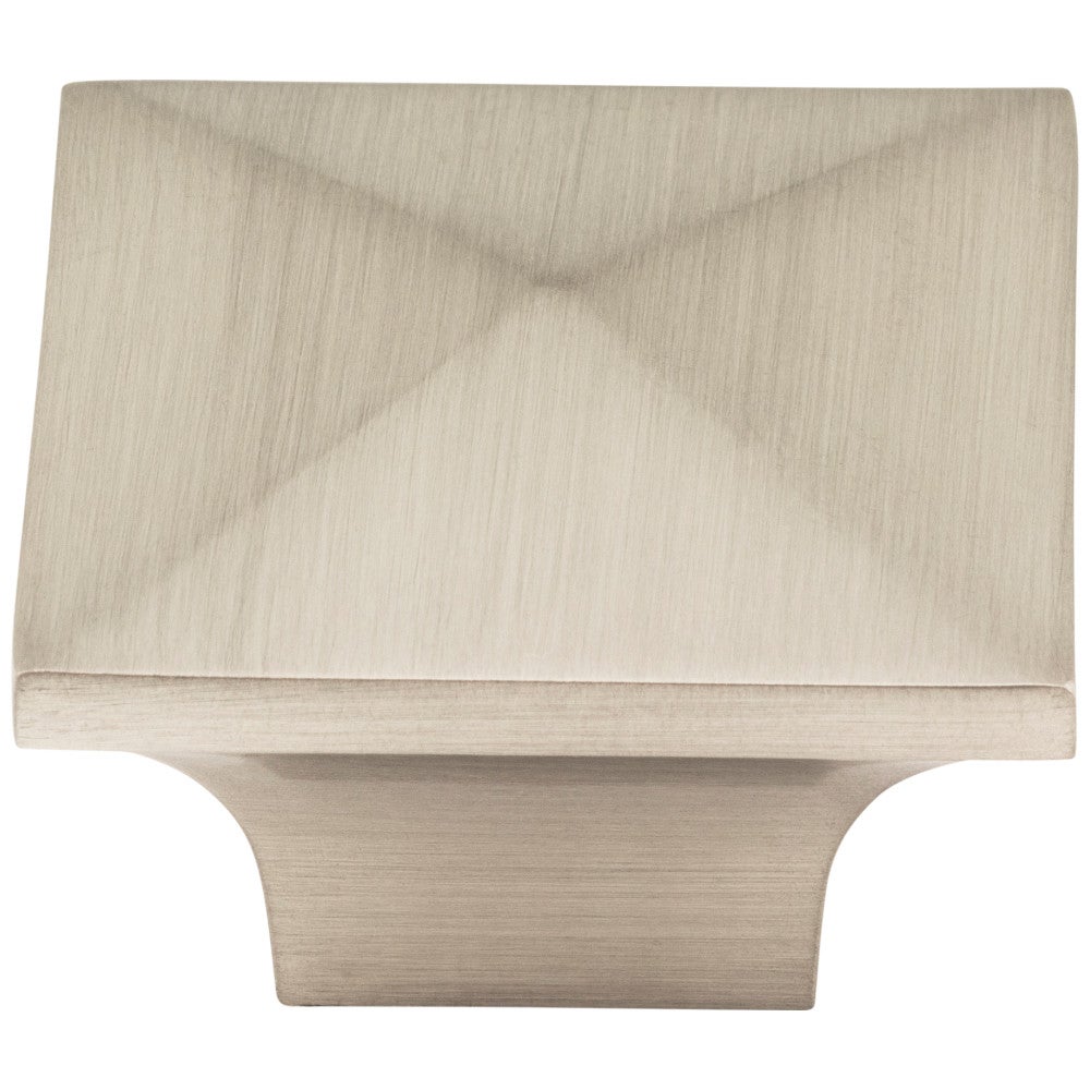 Hardware Resources 1-1/4" Overall Length Satin Nickel Pyramid Cairo Cabinet Knob