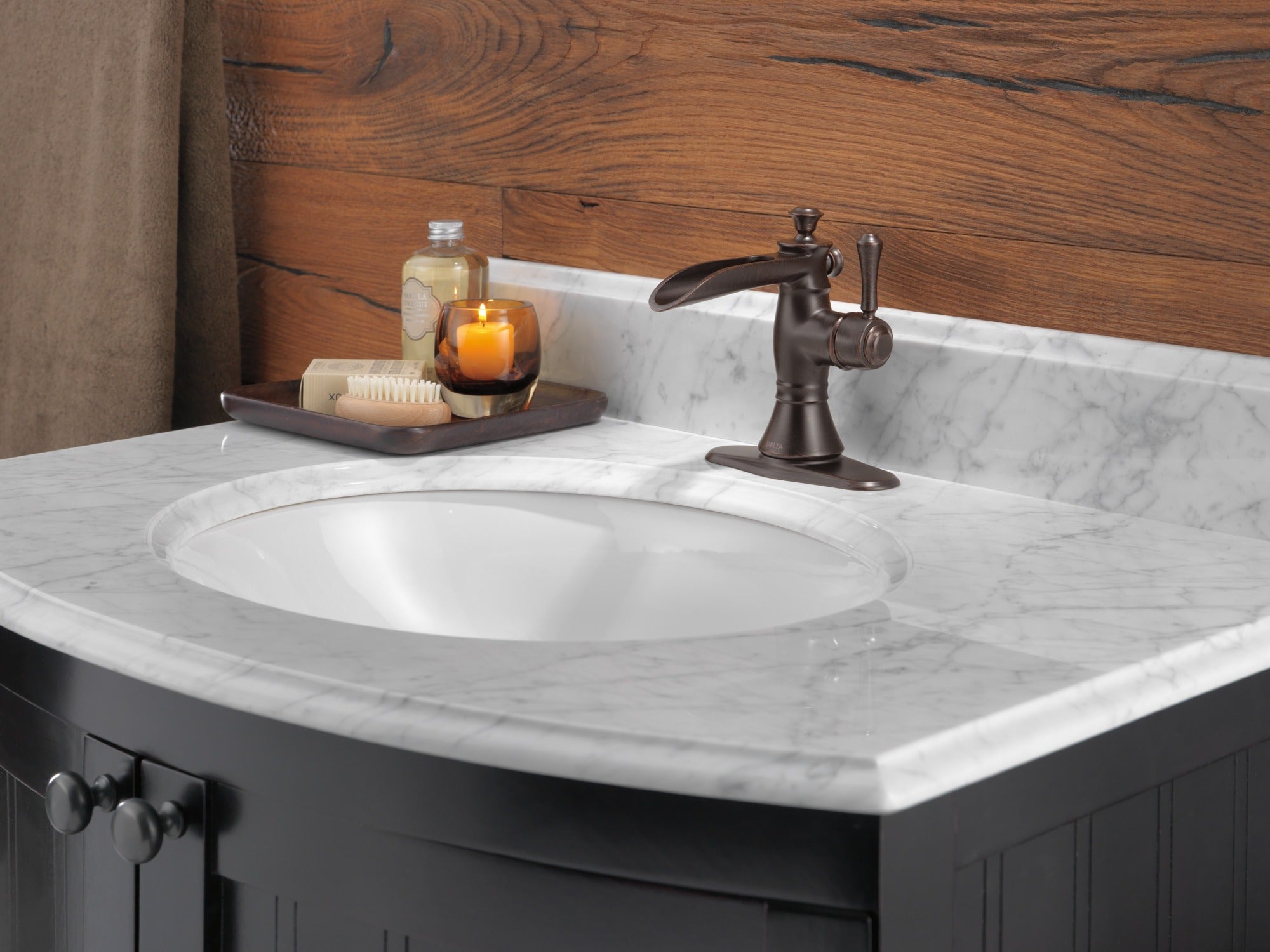 Delta Cassidy® Escutcheon w/ Gasket - 4" - 1 Hole Bathroom & Bar