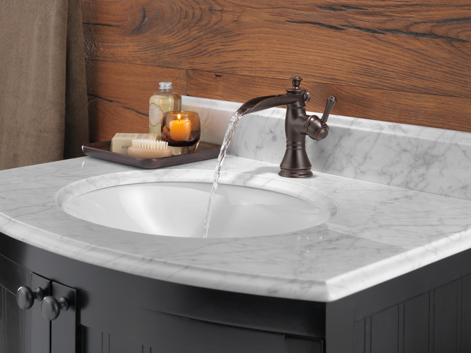 Delta Cassidy® Single Handle Channel Bathroom Faucet