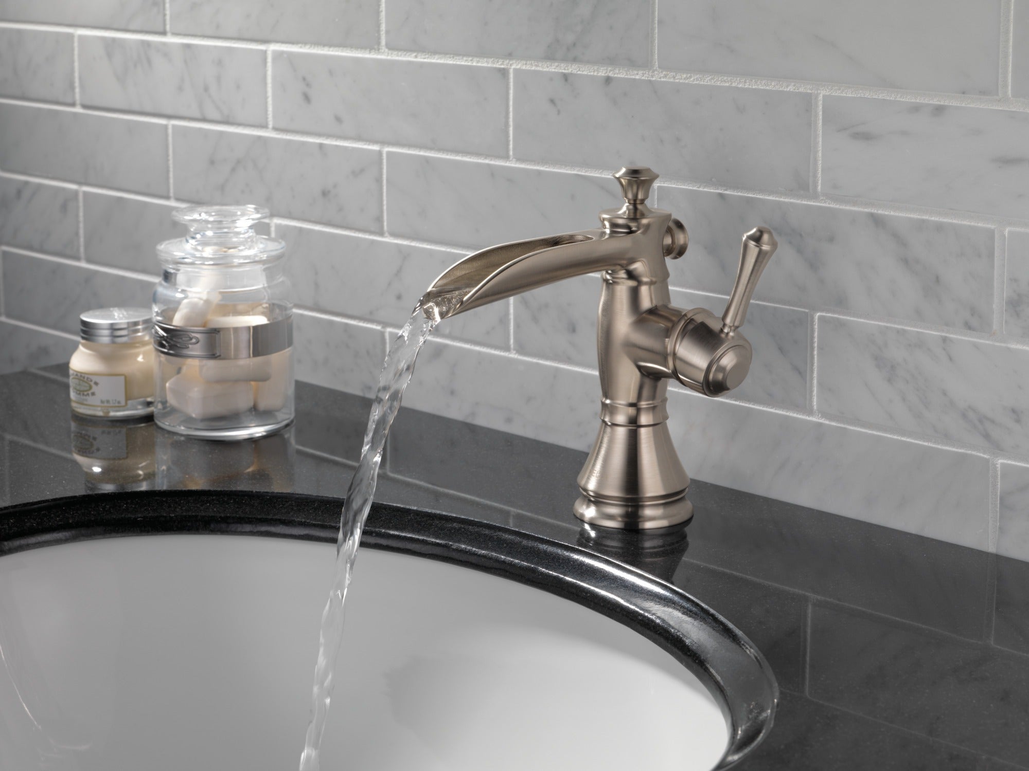 Delta Cassidy® Single Handle Channel Bathroom Faucet