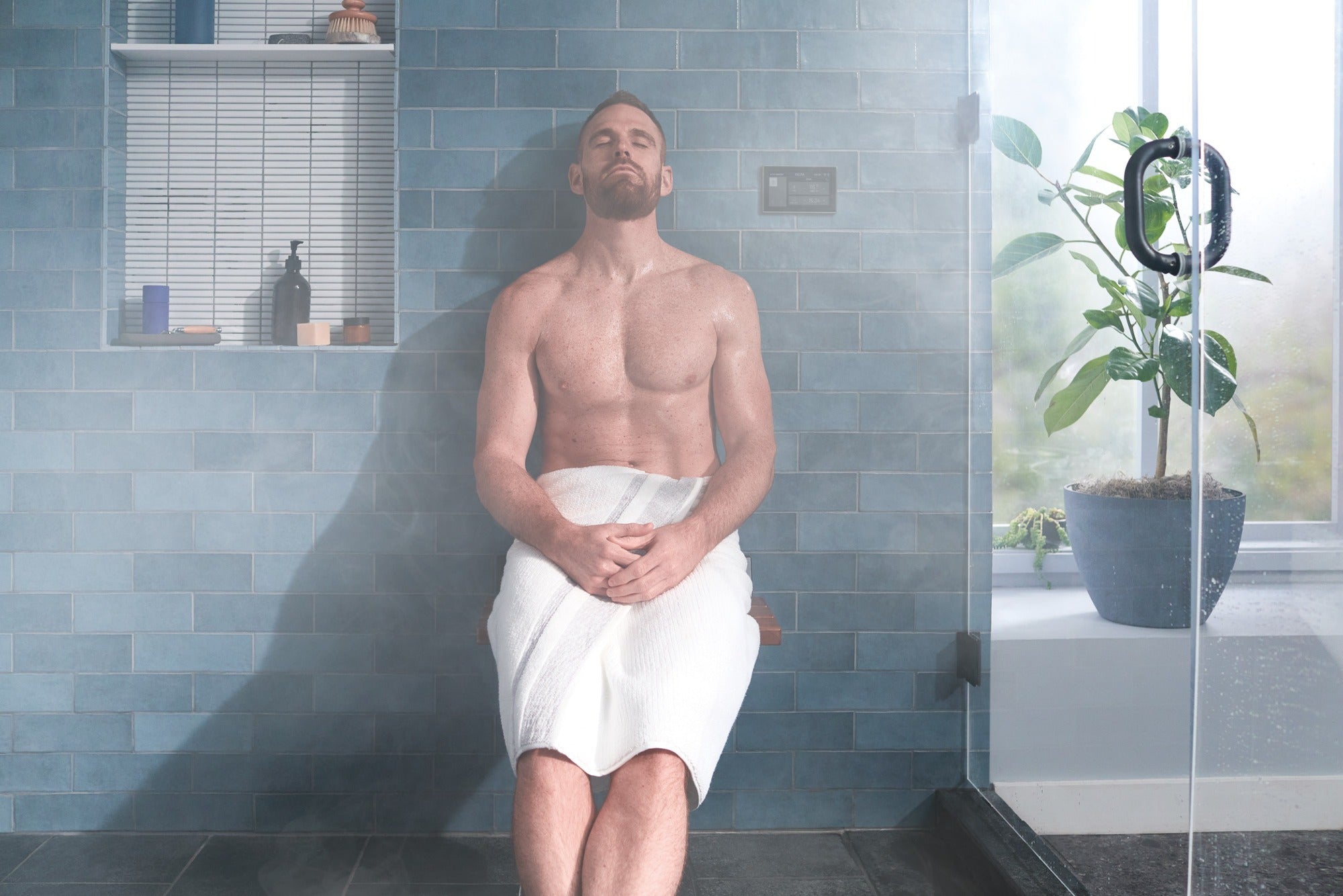 Delta Universal Showering Components Tilt-Up Shower Seat
