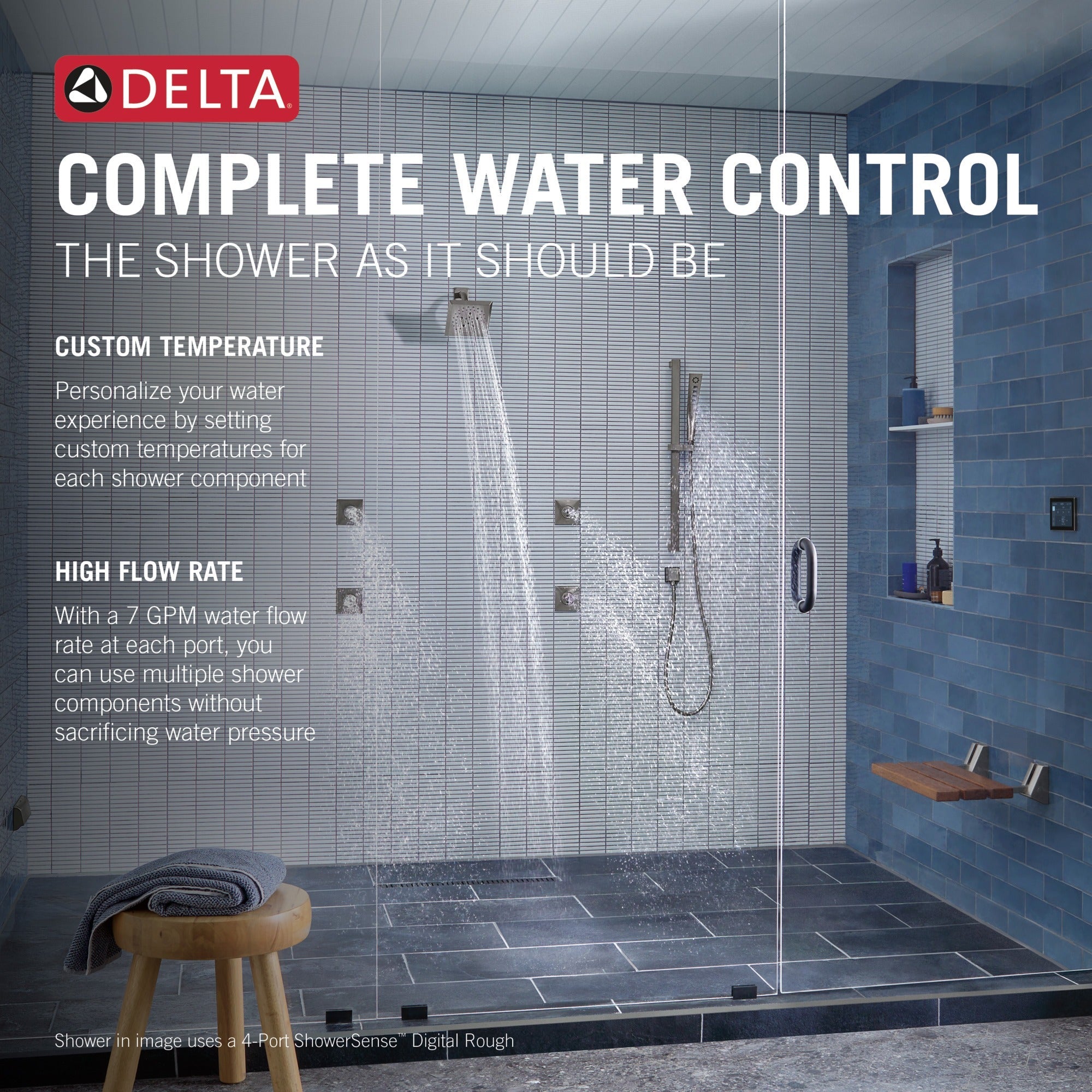 Delta Universal Showering Components Digital Interface