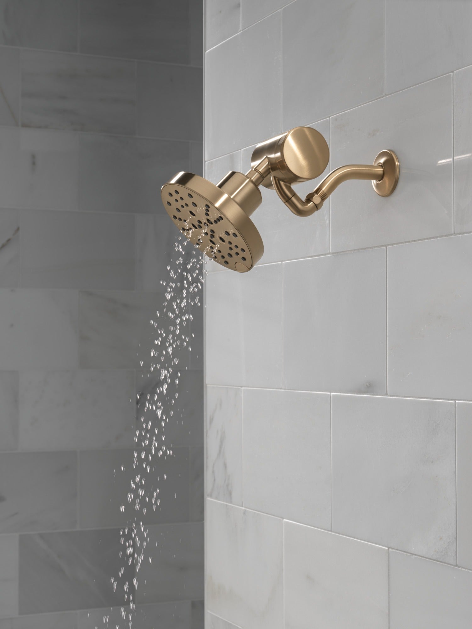 Delta Universal Showering Components H2OKinetic® 5-Setting Contemporary Raincan Shower Head