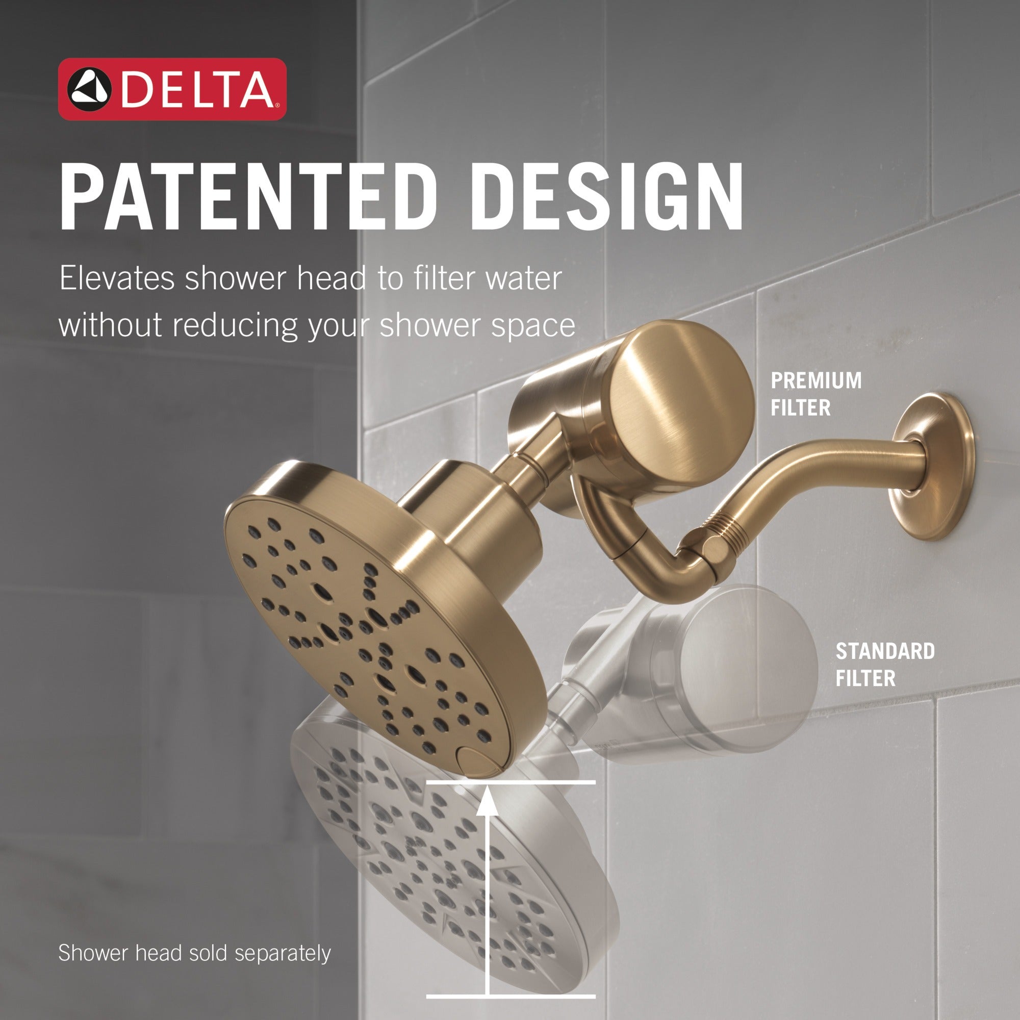 Delta Clarifi™ Premium Shower Filter Attachment