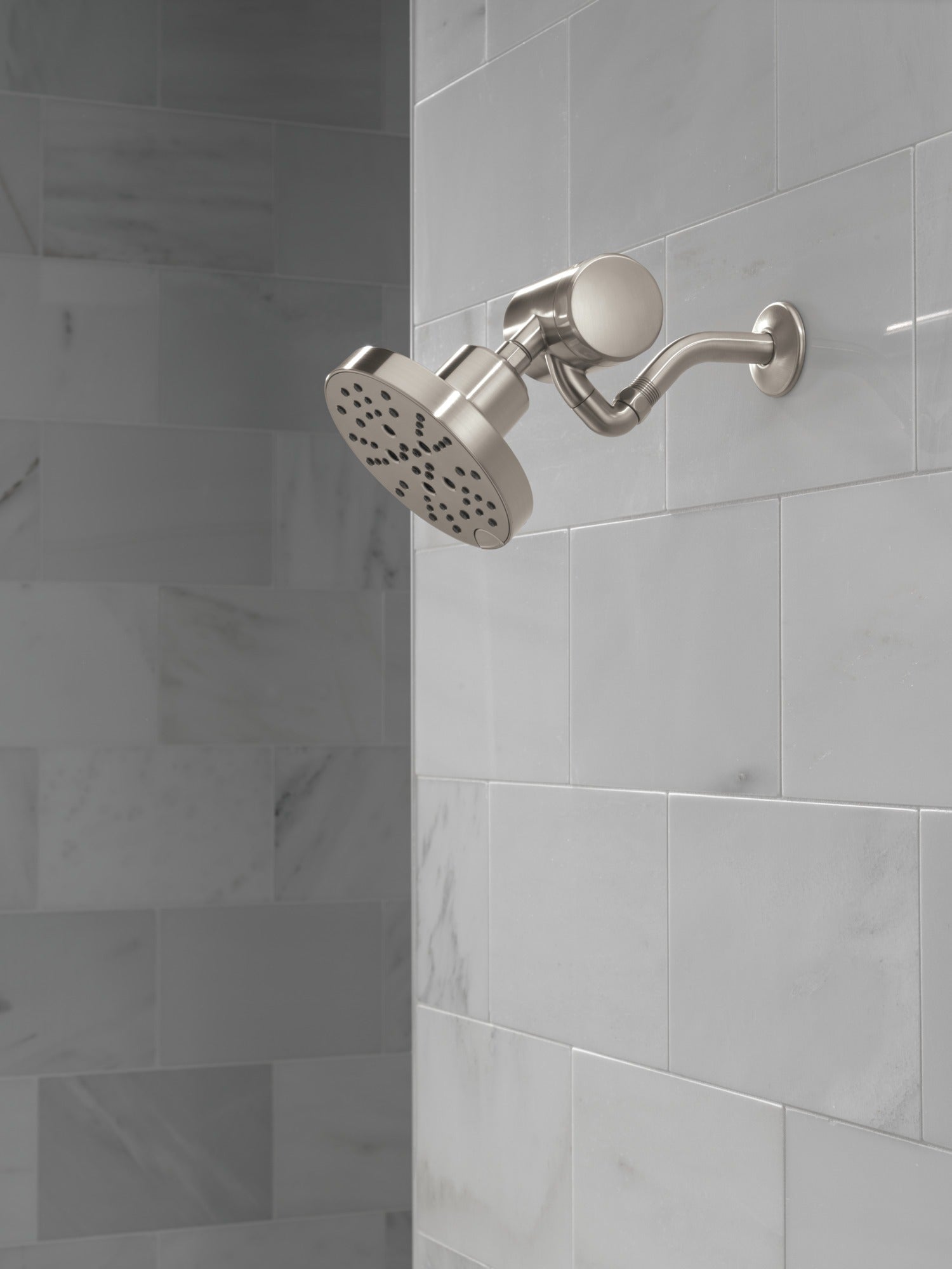 Delta Universal Showering Components H2OKinetic® 5-Setting Contemporary Raincan Shower Head
