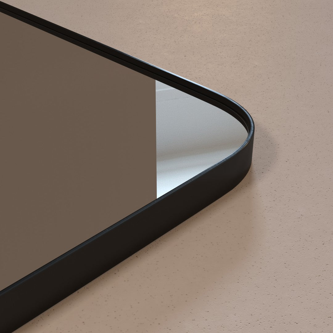 Eviva Harmony Black Metal Framed Mirror