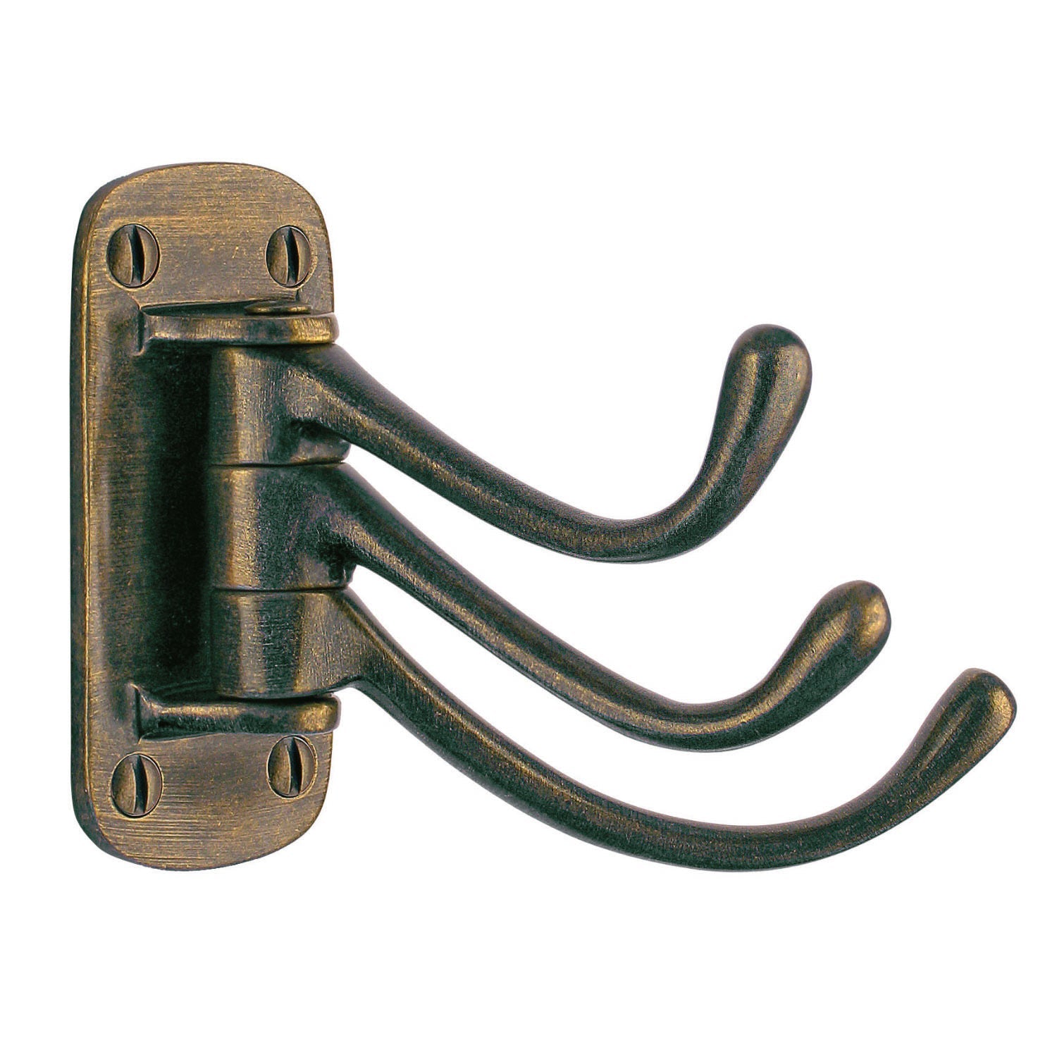 BESLAGSBODEN - Coat Hook, Triple, Swing, Height 82 mm