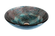 Dawn Tempered glass handmade vessel sink-round shape GVB81614