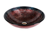 Dawn Tempered glass handmade vessel sink-round shape GVB81611