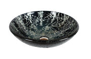 Dawn Tempered glass handmade vessel sink-round shape GVB81610