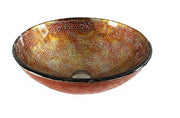Dawn Tempered glass handmade vessel sink-round shape GVB81603