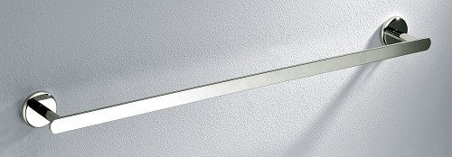Dawn Solid brass towel rail, chrome: 24-7/8"Lx2-5/8"Dx2"H 98014008