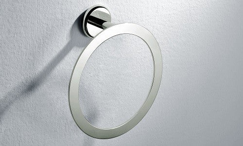 Dawn Solid brass towel loop, chrome: 6-3/4"Lx2-1/8"Dx7-1/2"H 98014006