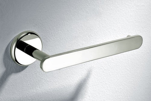 Dawn Solid brass toilet roll holder, chrome: 7"Lx2-3/4"Dx2"H 98014005