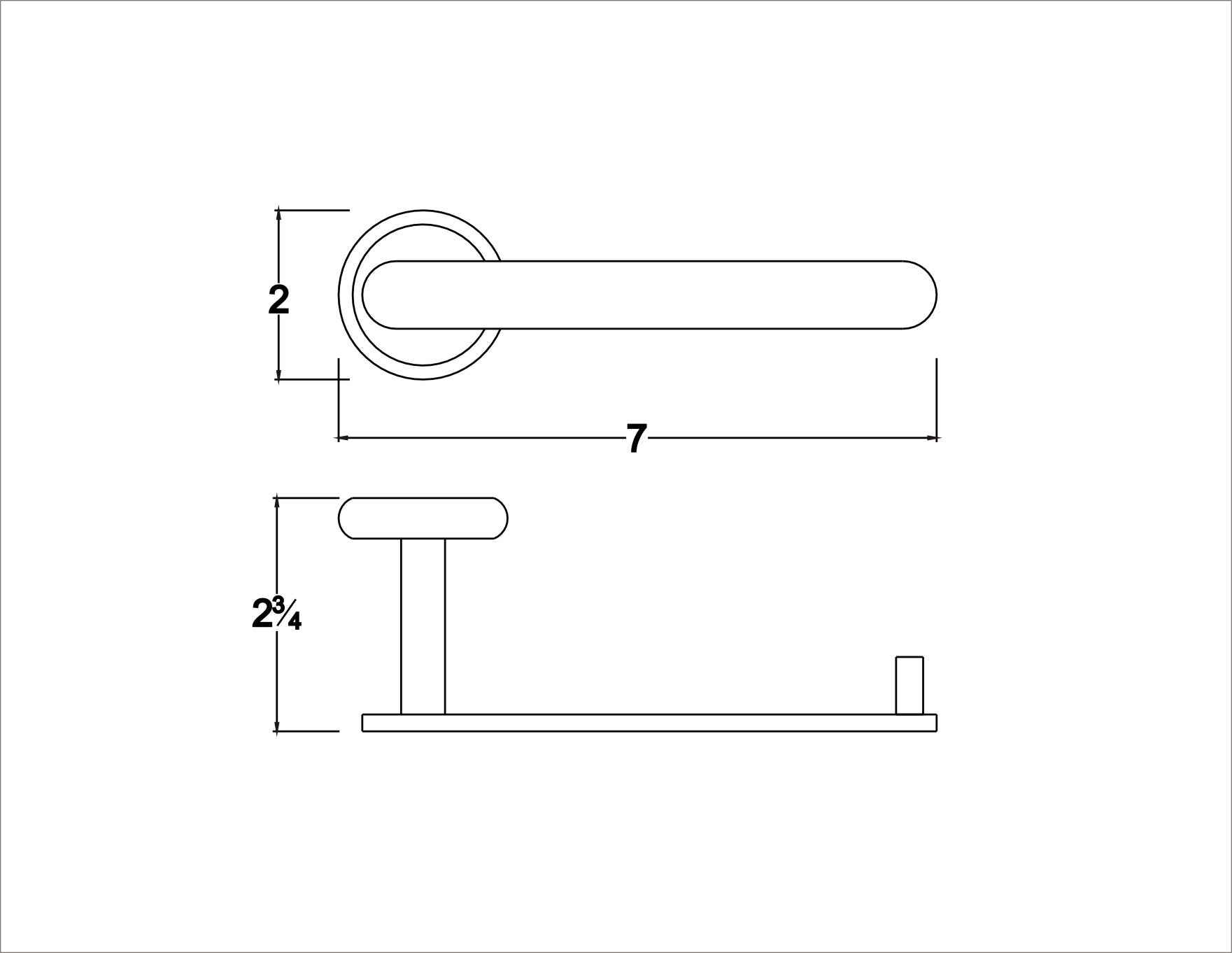 Dawn Solid brass robe hook, chrome: 2"Lx2-1/8"Dx2"H 98014001