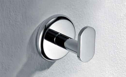 Dawn Solid brass robe hook, chrome: 2"Lx2-1/8"Dx2"H 98014001
