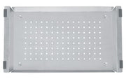 Dawn Stainless Steel Colander for DAFF3026, DAFF3026G, DAFF3326, DAFF3326G, DAFF3626, DAFF3626G, SRF251710, SRF281710, SRF321710, SRU281610, SRU311710: 10" x 17-7/16" x 1-1/4"