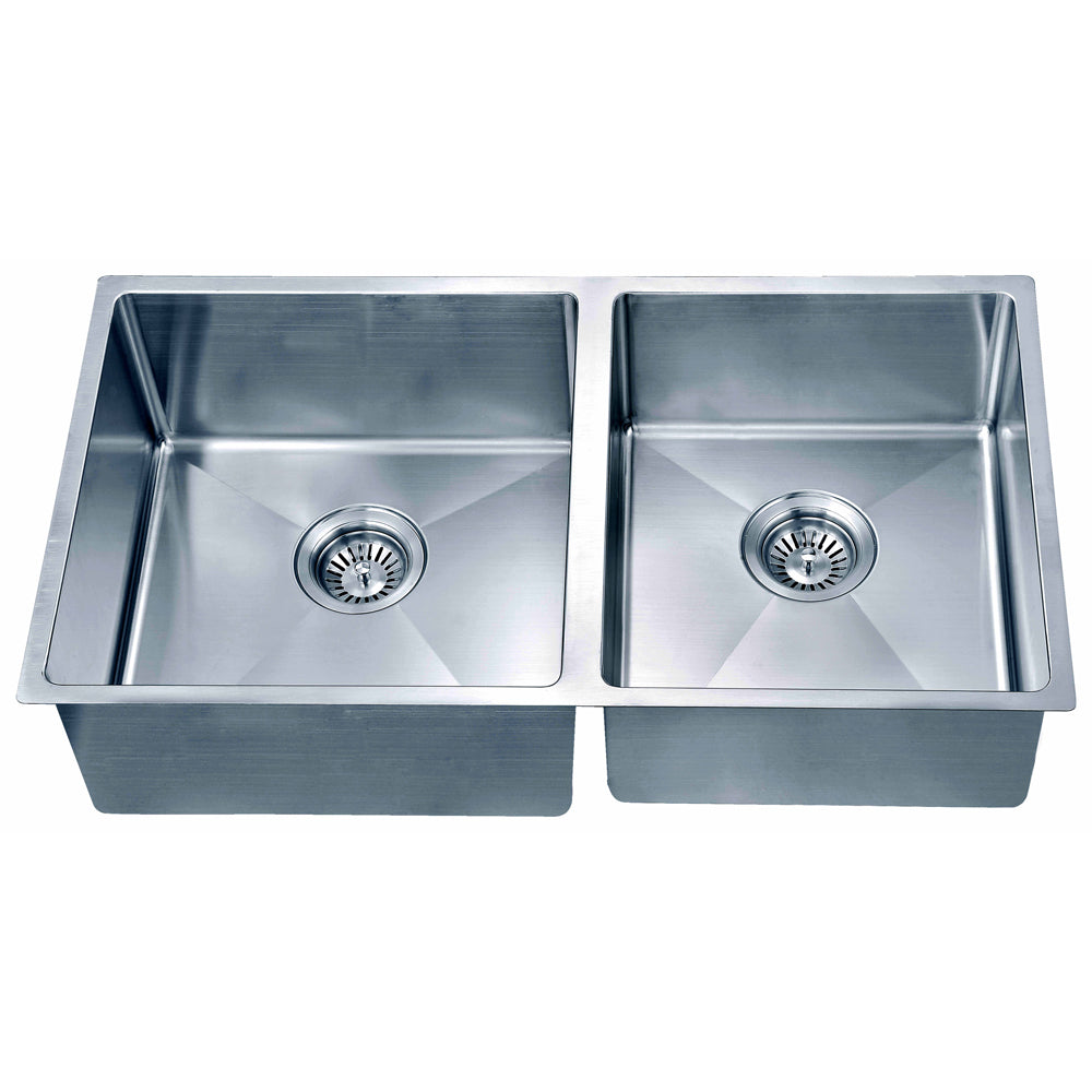 Dawn Undermount Small Radius double Bowl  Kitchen Sink SRU311317L