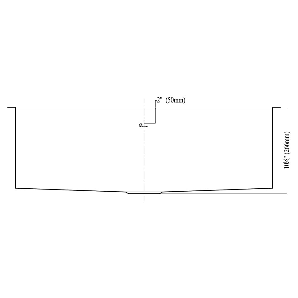 Dawn Undermount Kitchen Sink DSQ3116