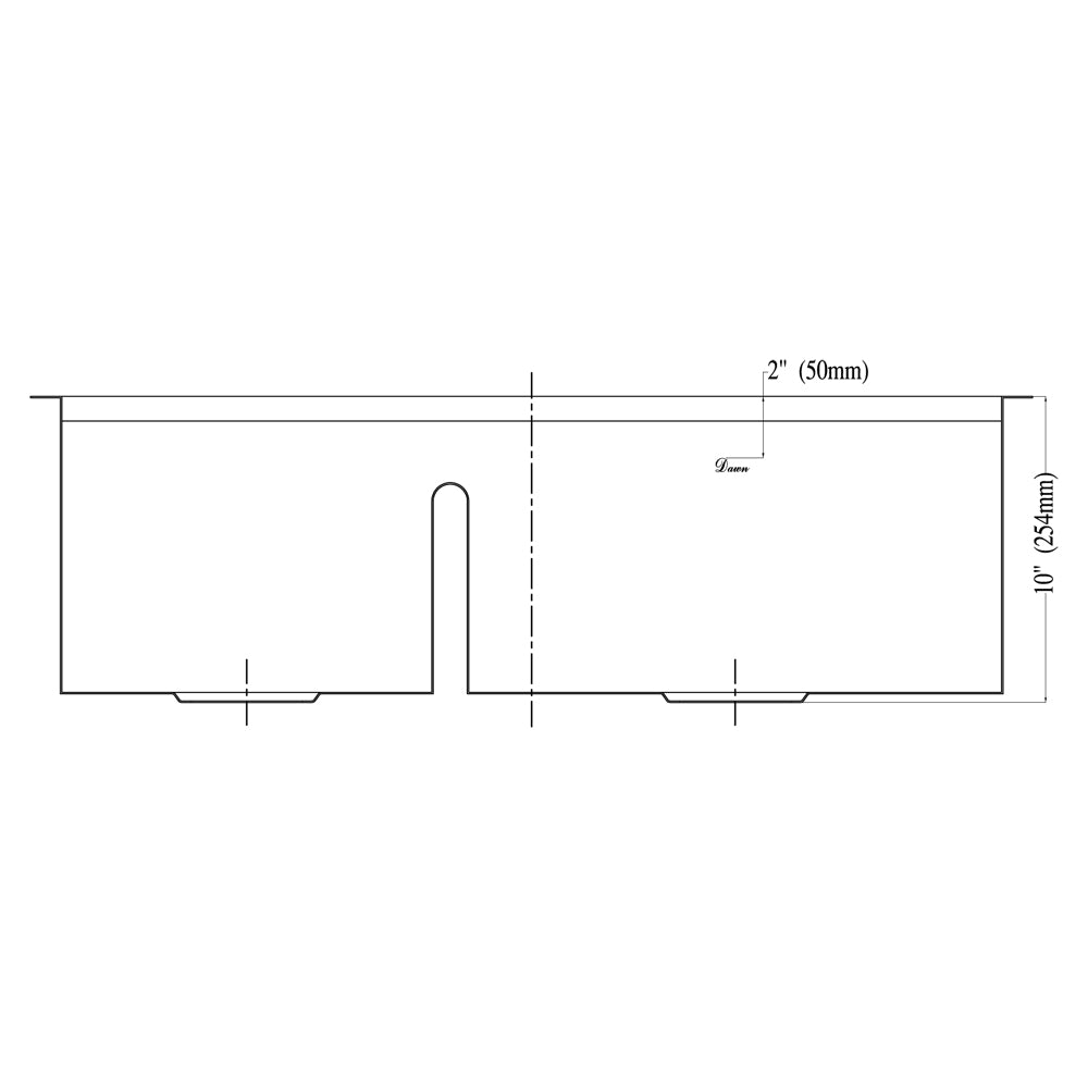 Dawn Undermount Kitchen Sink DSQ301515